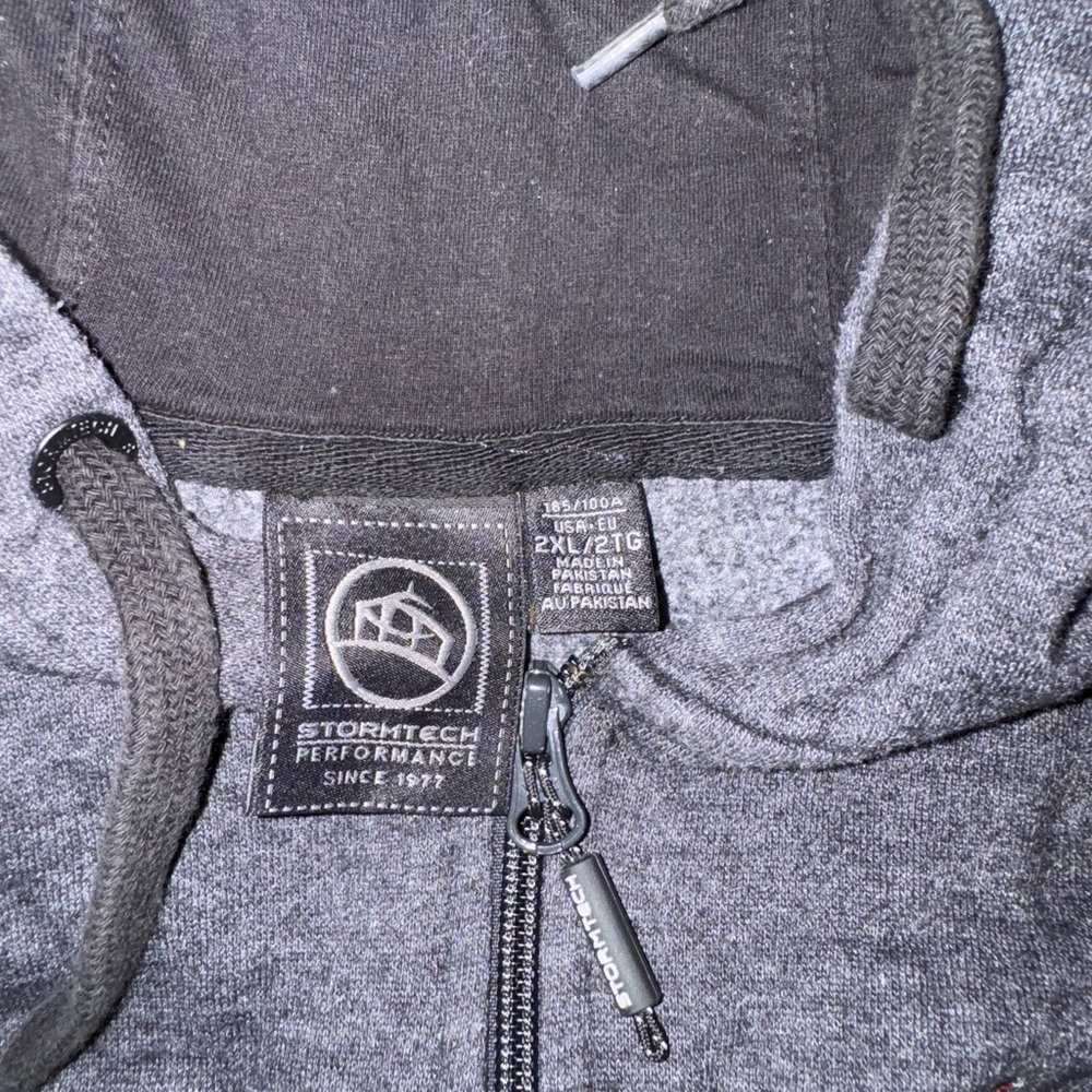 Storm Men's Charcoal Zip-Up Sweater